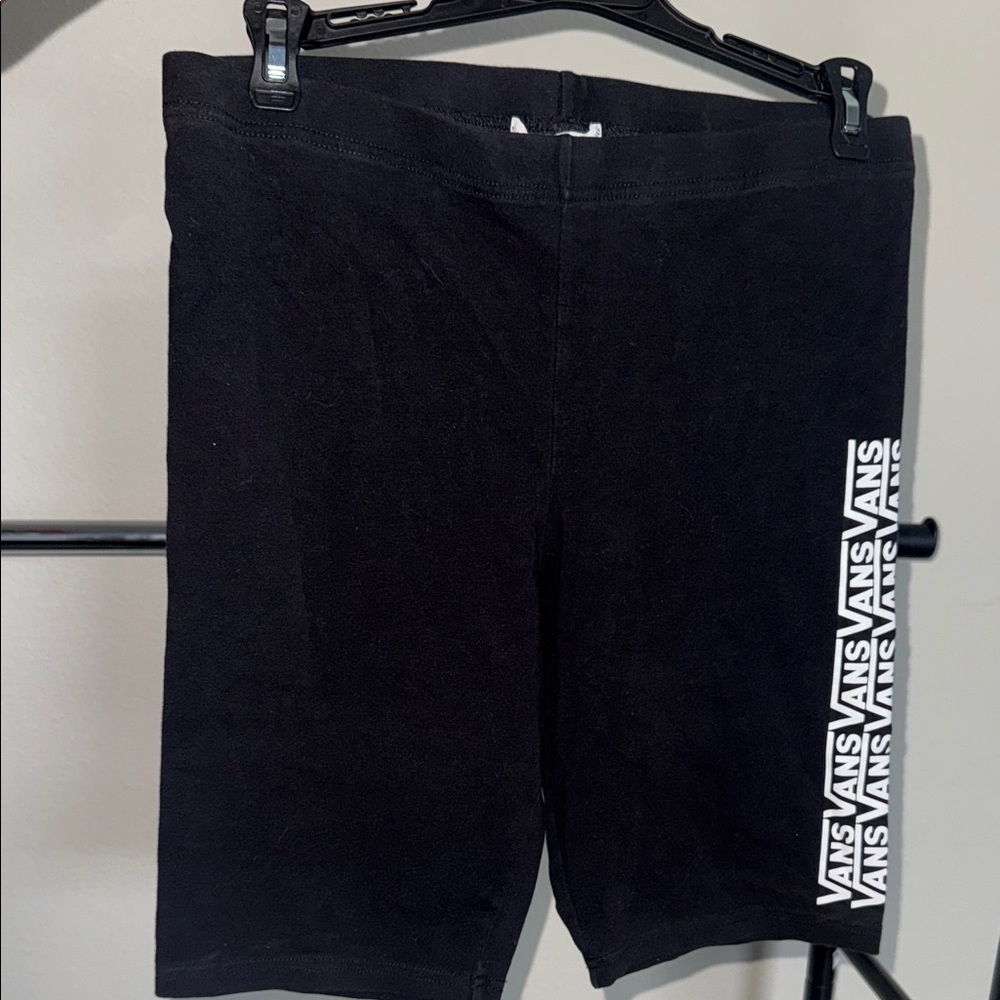 Vans Black Casual Shorts with Side Logo